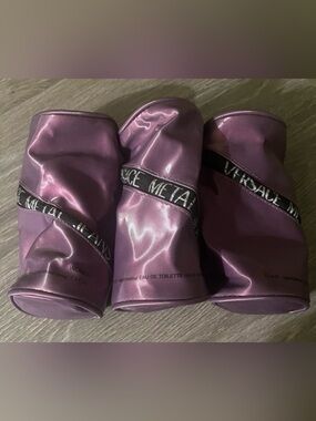 Versace Satin Cosmetic Pouches. EUC